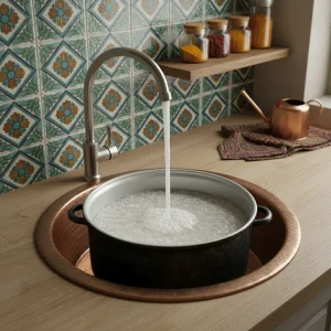 اهمیت شستن برنج