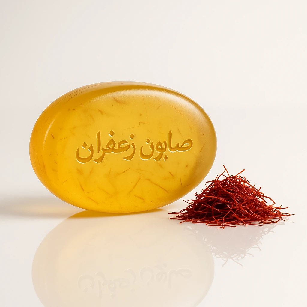 صابون‌های دست‌ساز زعفرانی