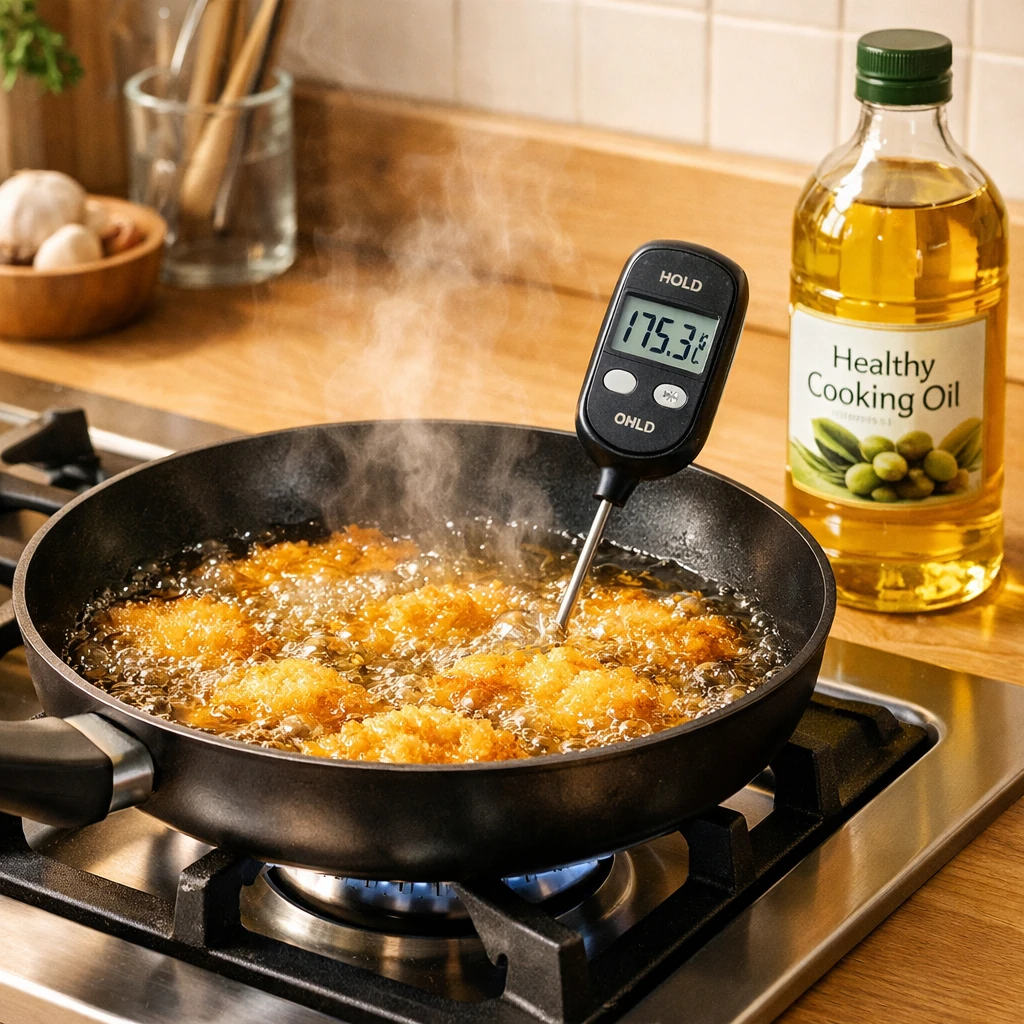 بهترین دمای سرخ‌کردن برای حفظ خواص غذا