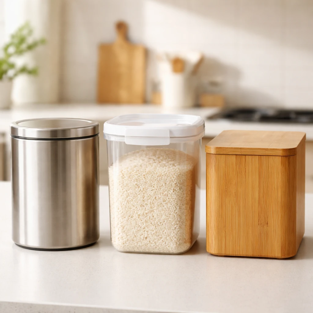 بهترین ظروف نگهداری برنج
