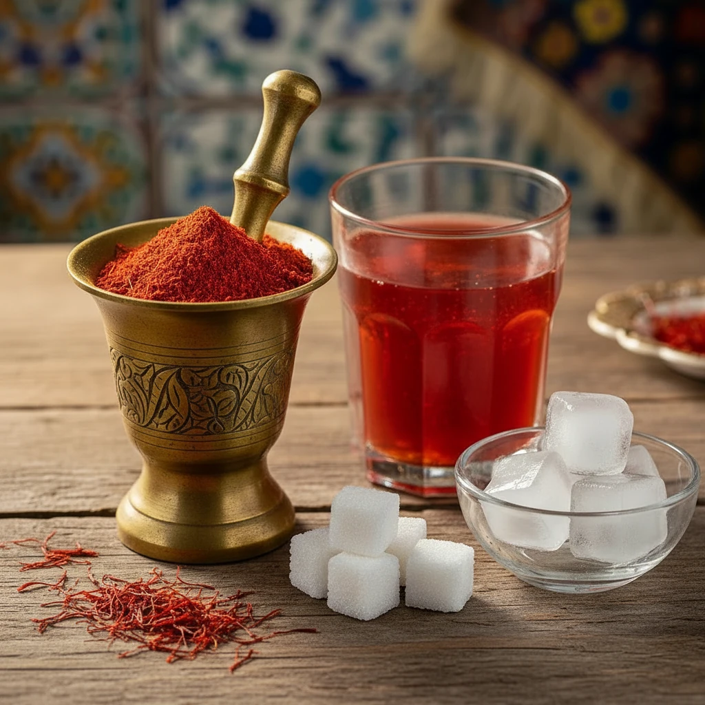 تقویت رنگ زعفران با روش‌های طبیعی