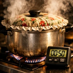 روش دم‌دادن برنج با کمترین زمان