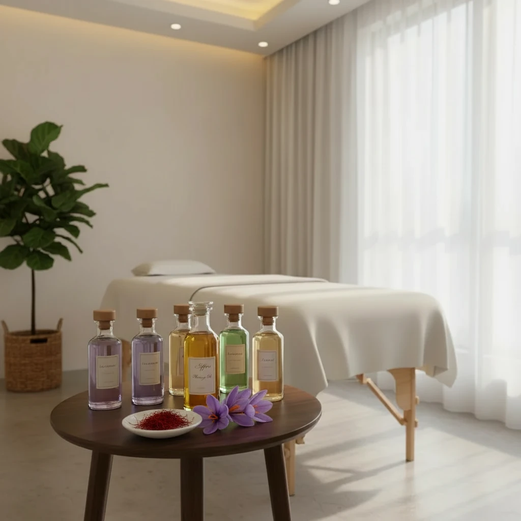 روغن زعفران برای ماساژ درمانی