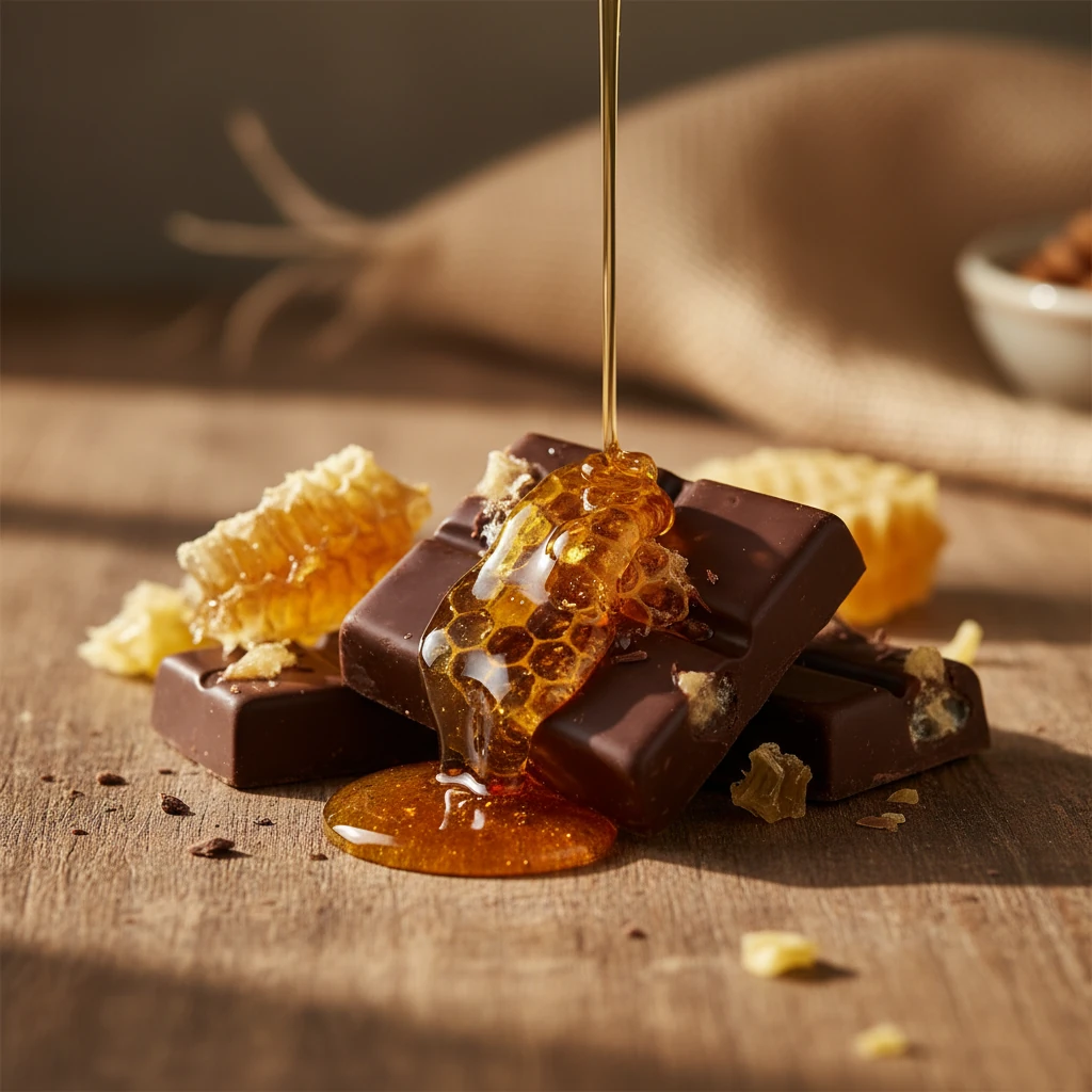 شکلات عسلی دست‌ساز