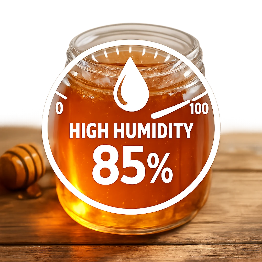 نگهداری عسل در رطوبت بالا